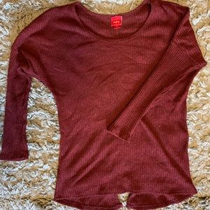 Burgundy Long Sleeve